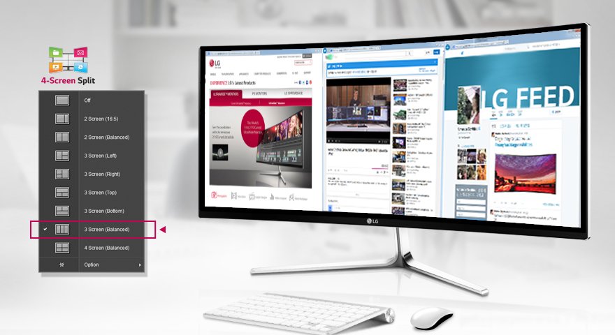 BREATHE IN, BREATHE OUT. WE WON’T LET YOU GET LOST IN OUR 21:9 ULTRAWIDE SCREEN SPACE.