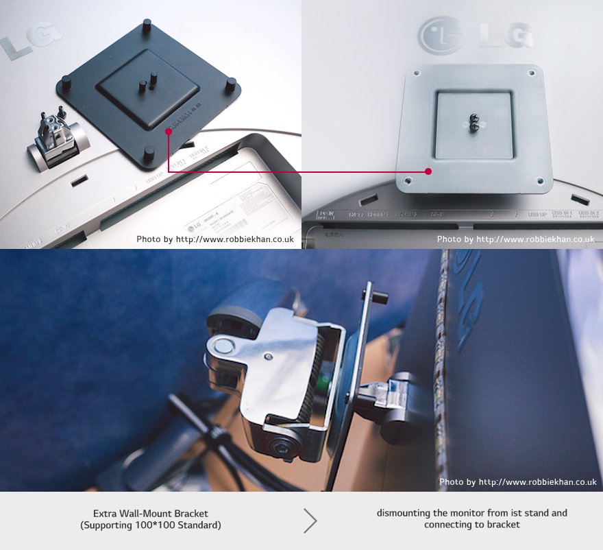 WANNA SEE HOW YOUR 34UC97C CAN BE WALL-MOUNTED?