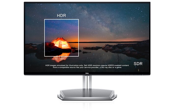 Dell S2418H Monitor - Incredible visuals with Dell HDR