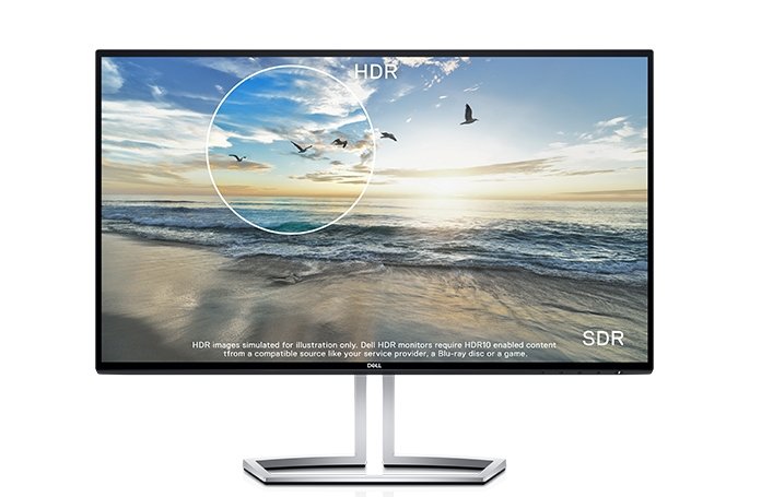 Dell S2418HN Monitor - Incredible visuals with Dell HDR