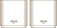 Two packs of ASUS ZenWiFi XT9 mesh routers cover 5700 square feet, which equals to space of more than 6 rooms.