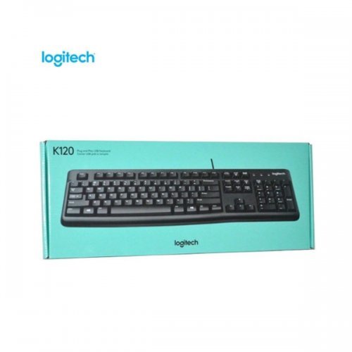 Клавиатура Logitech K120 USB Black 920-002818;  920-002479 (снимка 1)