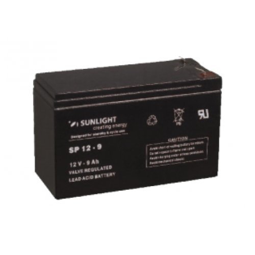 Батерии за UPS, аларми, солари, кемпери и каравани > SunLight SPA 12-9 (снимка 1)