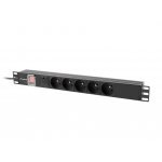 Разклонител Lanberg PDU-05E-0200-BK