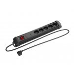 Разклонител Lanberg SP1-05E-0150-BK