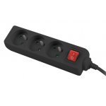 Разклонител Lanberg PS1-03E-0150-BK