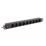 Разклонител Lanberg PDU-09F-0300-BK