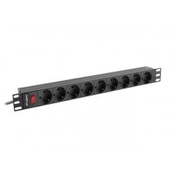 Разклонител Lanberg PDU-09F-0300-BK