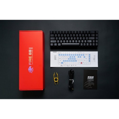 Клавиатура MadLions FIRE-68-RGB-WH (снимка 7)