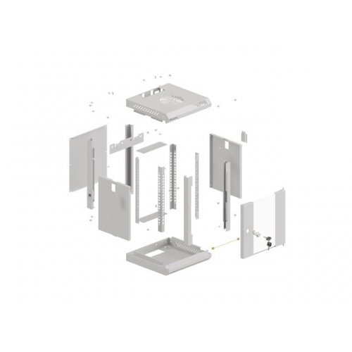 Комуникационен шкаф Lanberg WF11-3304-10S (снимка 3)
