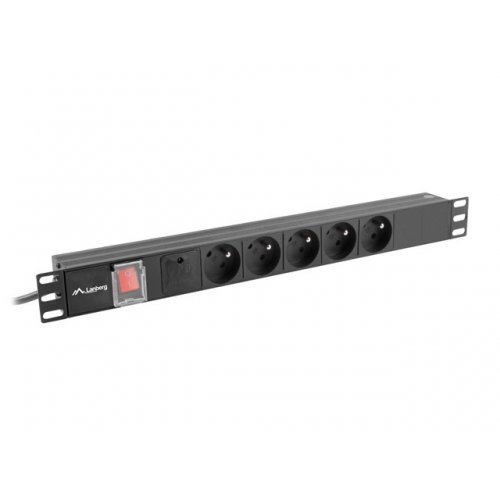 Разклонител Lanberg PDU-05E-0200-IEC-BK (снимка 3)