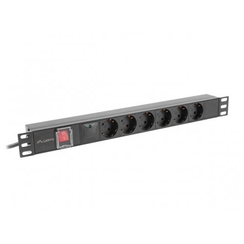 Разклонител Lanberg PDU-06F-0200-BK (снимка 3)