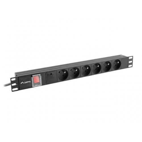 Разклонител Lanberg PDU-06E-0200-BK (снимка 1)