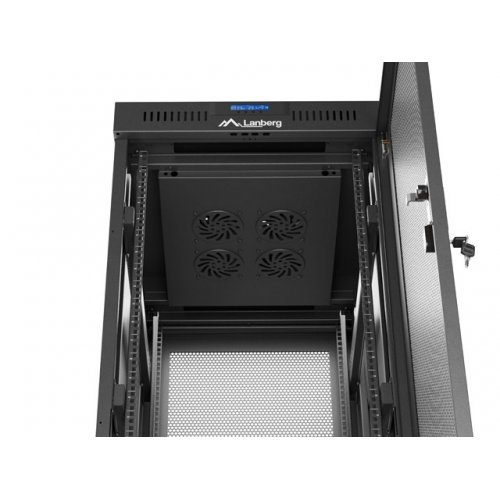 Комуникационен шкаф Lanberg FF01-6832-23BL (снимка 7)