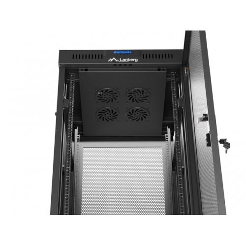 Комуникационен шкаф Lanberg FF01-6637-23BL (снимка 4)