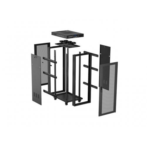 Комуникационен шкаф Lanberg FF01-6032-23BL (снимка 7)