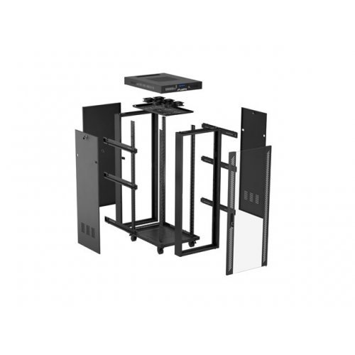 Комуникационен шкаф Lanberg FF01-6032-12BL (снимка 8)