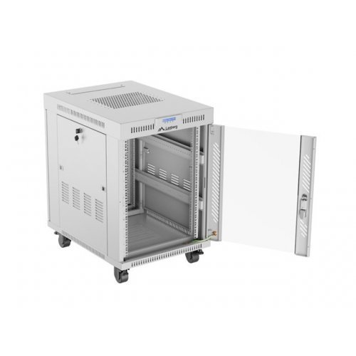 Комуникационен шкаф Lanberg FF01-6815-12SL (снимка 2)