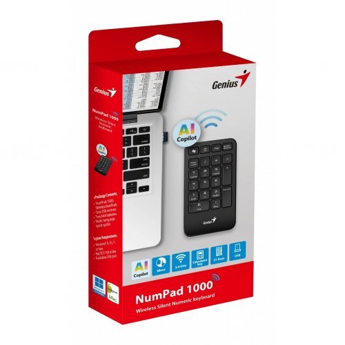Клавиатура Genius GENIUS-NUMPAD-1000-BK (снимка 4)