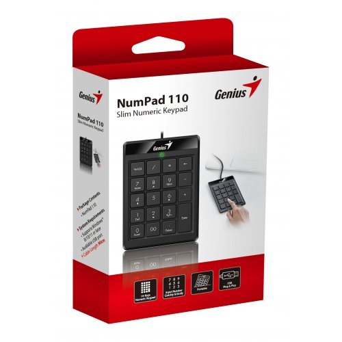 Клавиатура Genius GENIUS-NUMPAD-110-BK (снимка 11)
