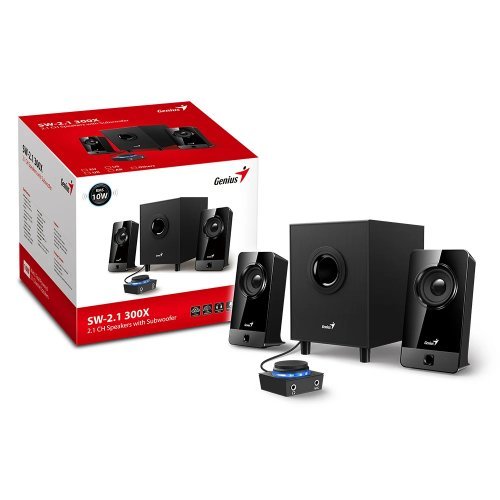 Тонколони Genius GENIUS-SW-2.1-300X-BK (снимка 3)