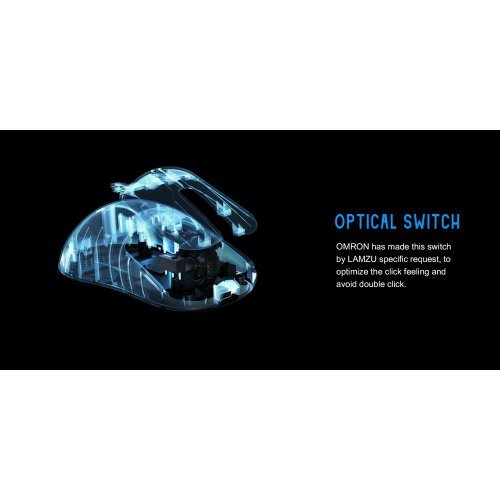 Мишка Lamzu LAMZU-INCA-WH (снимка 17)