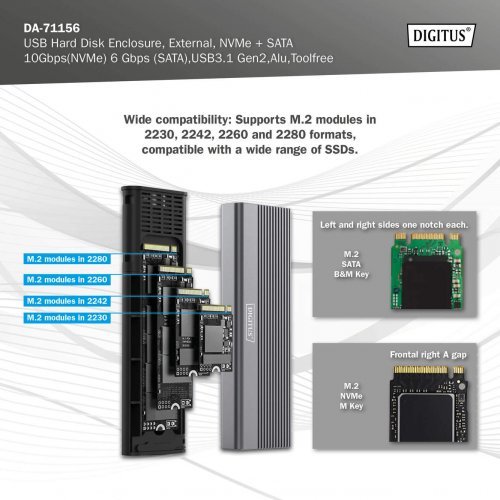 Кутия за диск Digitus DA-71156 (снимка 10)