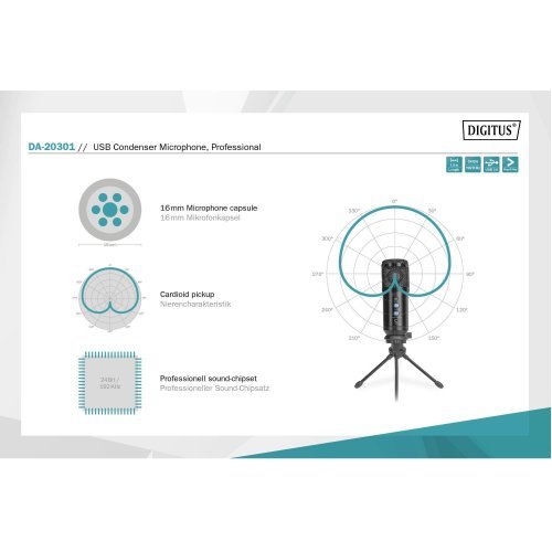 Микрофон Digitus DA-20301 (снимка 7)