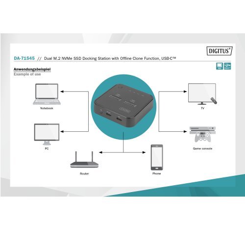 Кутия за диск Digitus DA-71545 (снимка 5)