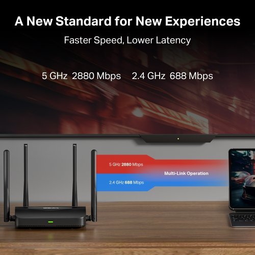 Безжичен рутер Mercusys MR25BE (снимка 3)