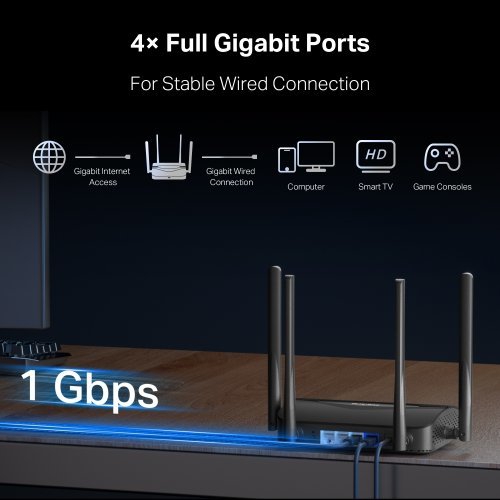 Безжичен рутер Mercusys MR25BE (снимка 6)