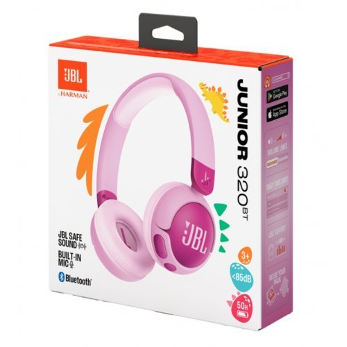 Слушалки JBL JBLJR320BTPUR (снимка 6)