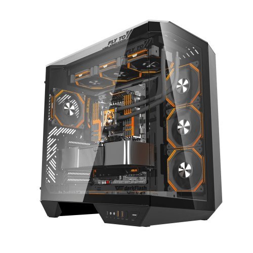 Компютърна кутия Darkflash DY470-BK (снимка 1)