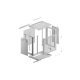 Комуникационен шкаф Lanberg WF01-6412-23S