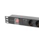 Разклонител Lanberg PDU-06F-0200-BK
