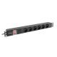 Разклонител Lanberg PDU-06E-0200-BK
