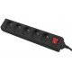 Разклонител Lanberg PS1-05E-0300-BK