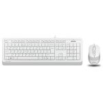Клавиатура A4Tech F1010 FSTYLER WIRED USB  COMBO SET WHITE