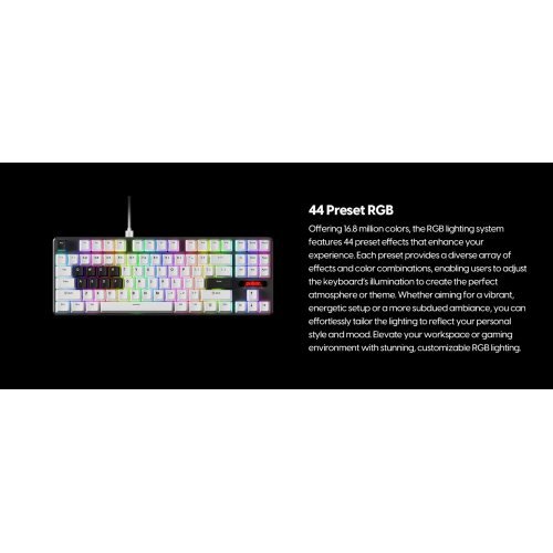 Клавиатура Pulsar PCMK2HE801W (снимка 6)