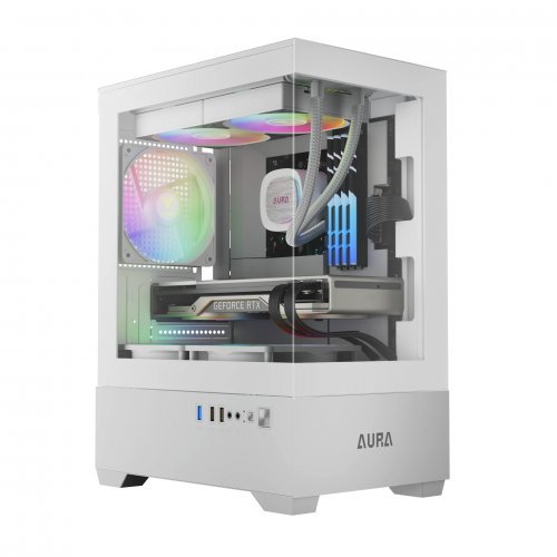 Компютърна кутия Gamdias AURA-GC9M-ARGB-WH (снимка 1)