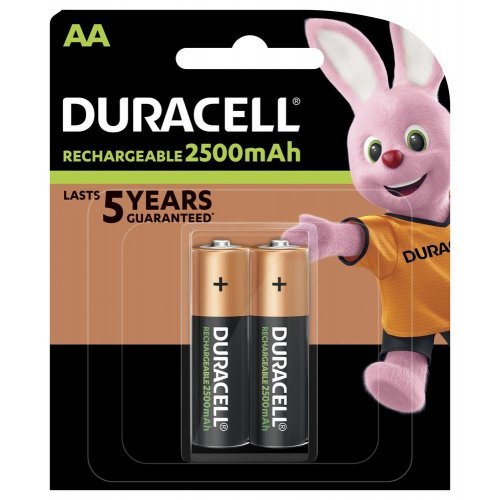 Батерии > Duracell DUR-BR-AA-2500MAH-2PK (снимка 1)