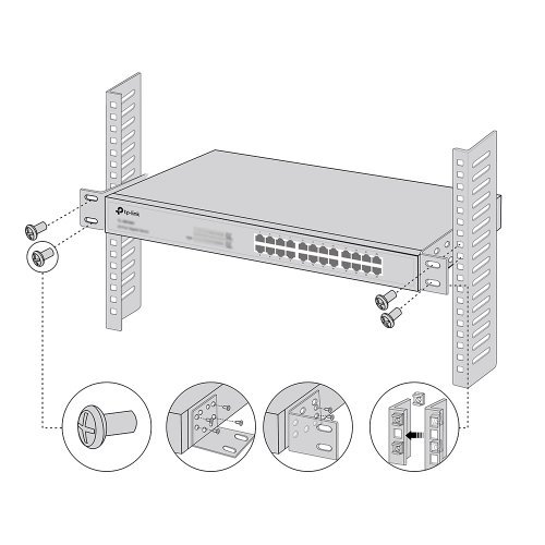 Суич TP-Link RackMount Kit-13 (снимка 2)
