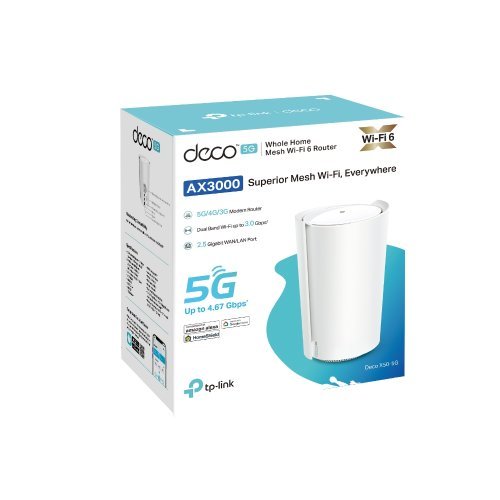 Безжичен рутер TP-Link Deco X50-5G(1-pack) (снимка 10)