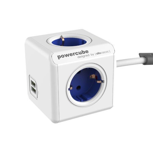 Разклонител DesignNest 1402BL-DEEUPC (снимка 1)