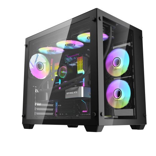 Компютърна кутия Aigo C285-BLACK (снимка 1)