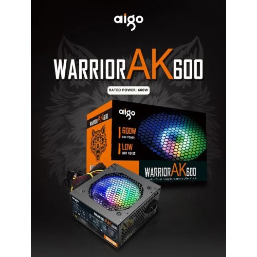 Захранващ блок Aigo AK600-RGB (снимка 5)