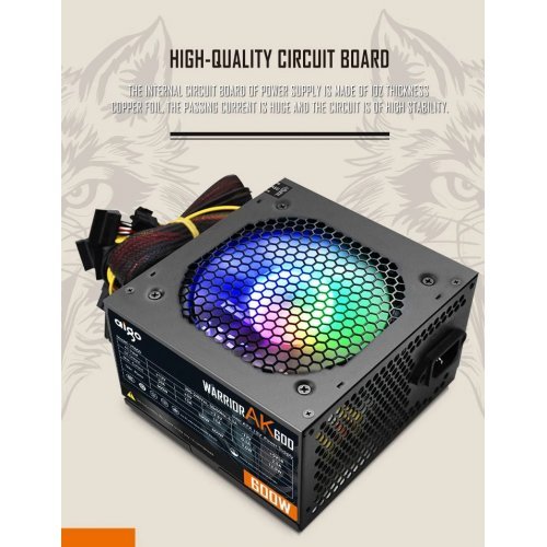 Захранващ блок Aigo AK600-RGB (снимка 8)