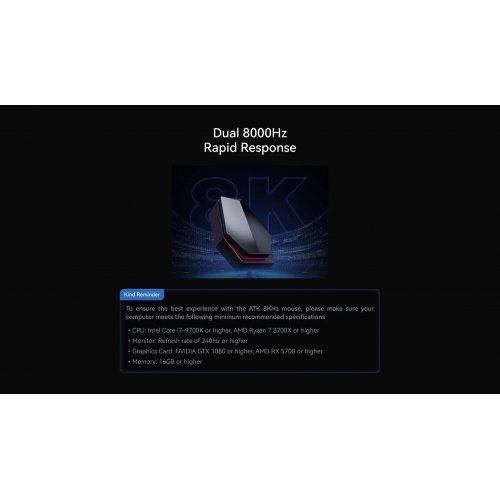 Мишка ATK Z1-ULTRA-WH (снимка 6)