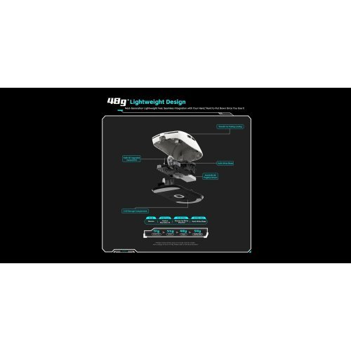 Мишка ATK VXE-R1-PRO-MAX-WH (снимка 4)