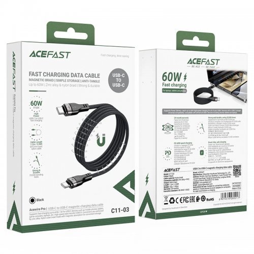 USB кабел Acefast ACEFAST-C11-03-BK (снимка 6)